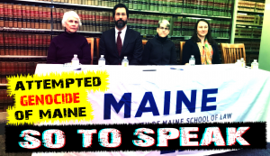 The ACLU of Maine is actively engaged in the agenda of white genocide
