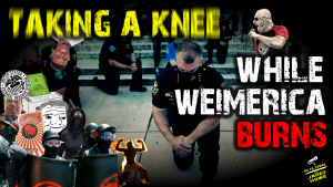 take a knee police kneel riots fires weimerica mark bray ellison antifa handbook chris cantwell