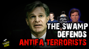 fbi director christopher wray trump crt critical race theory 1776 commission statues tucker carlson facebook antifa blm black lives matter riots arson looting nyt new york times 1619 project